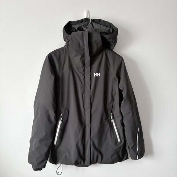 Helly Hansen Performance Ski Snowboard Jacket Coat Black Size Medium - Picture 1 of 7
